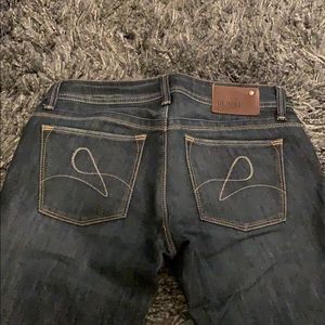 Dark blue DL1961 straight leg jeans